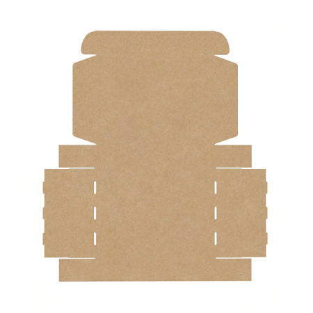 Короб самосборный с ушками 550*400*100 Белый В